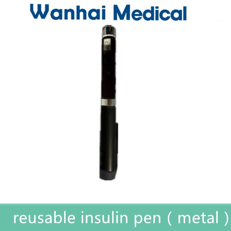reusable insulin pen _hgh pen _injection pen _metal_